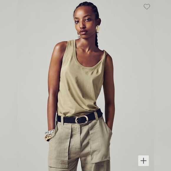 NWT J. Crew Pima cotton scoopneck tank top, size XS - Picture 8 of 8